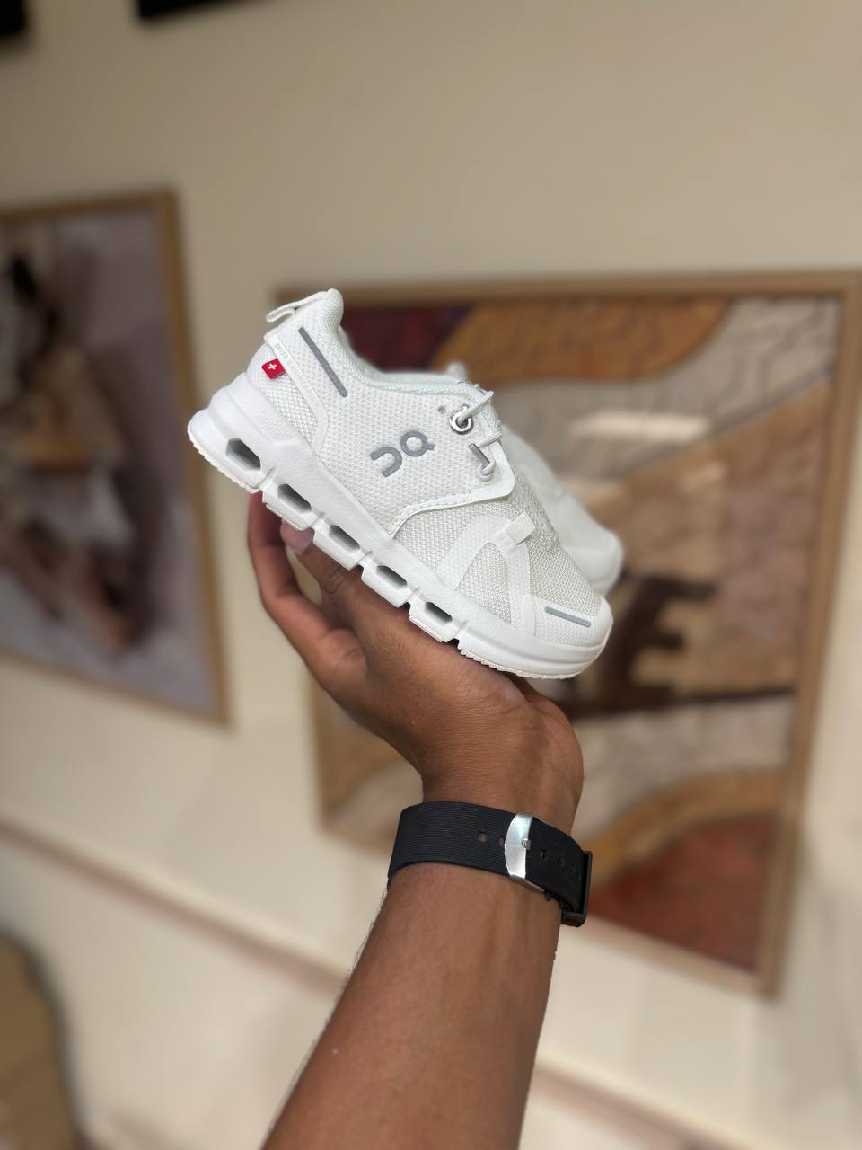 On Cloud 5  white Kids