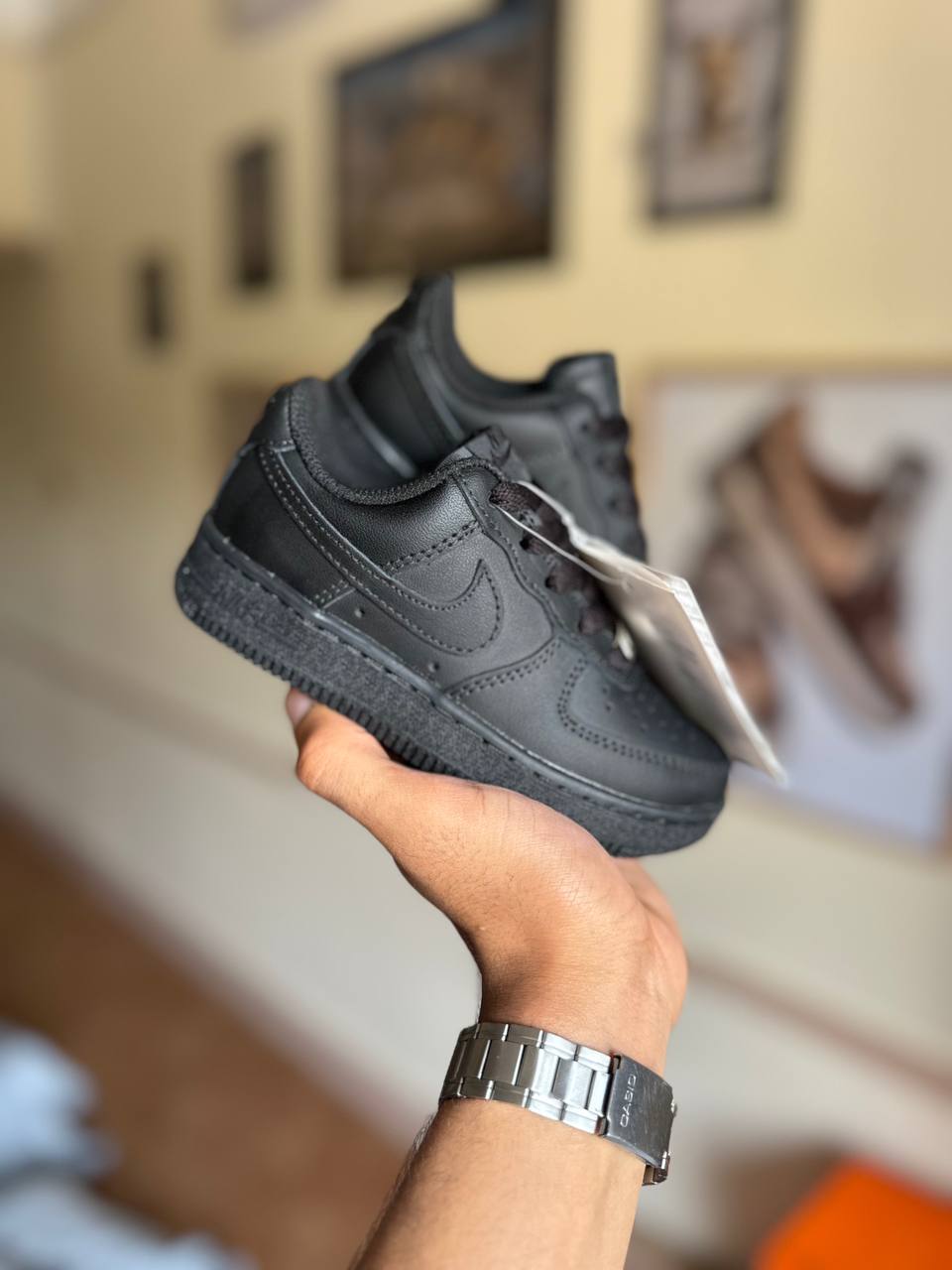 Nike Air Force 1 Black Kids